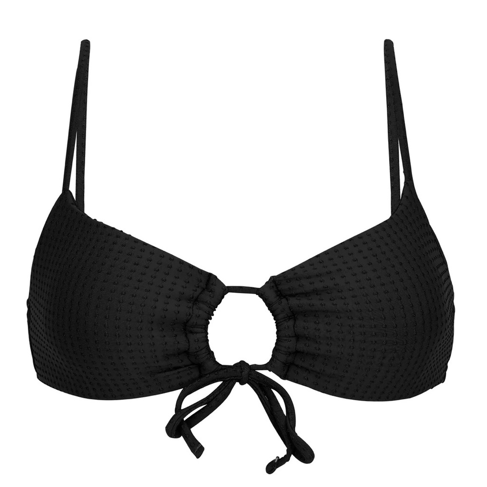 Rio De Sol Top Dots Black Mila Bikini